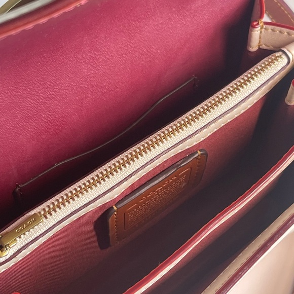 COACH Riley 18 en toile exclusive F73934 white good condition - Picture 5 of 13